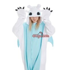 Light Fury Onesie Toothless Costume